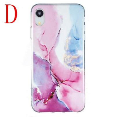 For iPhone XR 6.1 Colored Painting Drop Protection Anti-Scratch Soft TPU Phone Case