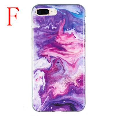 For iPhone 7 Plus Colored Painting Drop Protection Anti-Scratch Soft TPU Phone Case