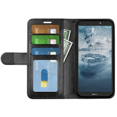 For Nokia C100 R64 Pattern Single Folded Edge Folio Flip Leather Wallet Phone Case