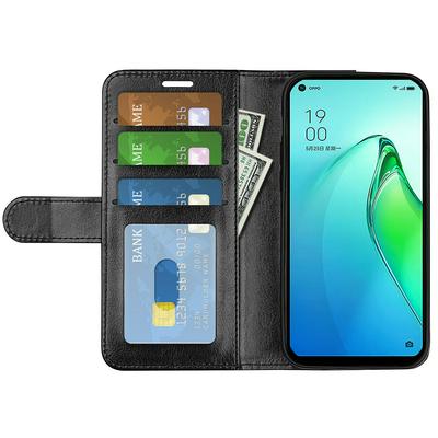For OPPO Reno 8 Pro R64 Pattern Single Folded Edge Folio Flip Leather Wallet Phone Case