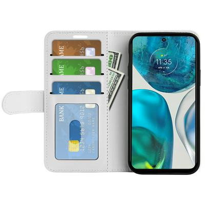 For MOTO G 52J 5G R64 Pattern Single Folded Edge Folio Flip Leather Wallet Phone Case