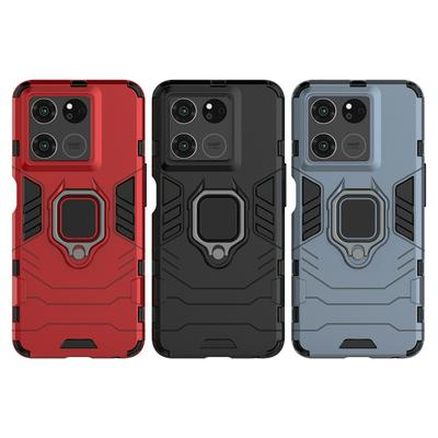 For OnePlus Ace Black Panther 2 in 1 Detachable Magnetic Attraction Shockproof with Stand Hard PC + Soft TPU Back Cover Case