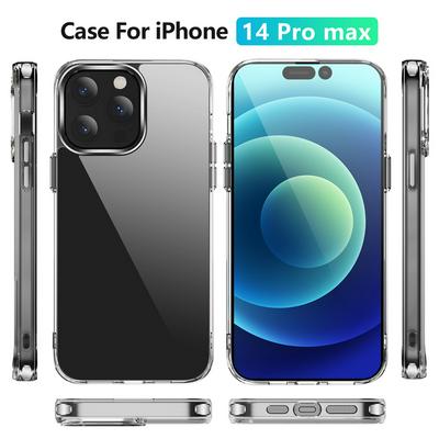 For iPhone 14 Pro Max Anti-fall TPU + Acrylic Shock Absorption Back Cover Phone Case