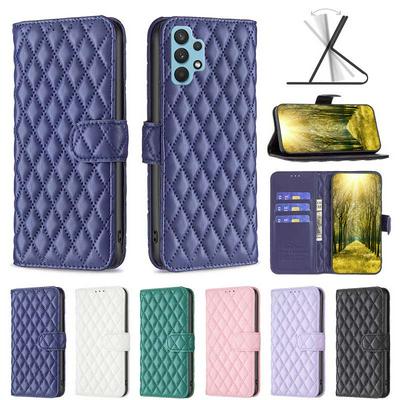 For Samsung Galaxy A32 4G BF14 Small Fragrant Wind Clamshell Type PU Leather Phone Case