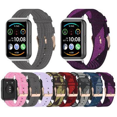 Band For Huawei Watch Fit 2 Strap Smart watch Accessories Replacement Wristband nylon  Metal buckle Huawei Watch fit2 strap