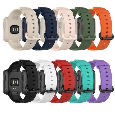 Silicone Wrist Strap For Xiaomi Mi Watch Lite Global Version Smart Watch Replacement Sport Bracelet Wristband For Redmi Correa