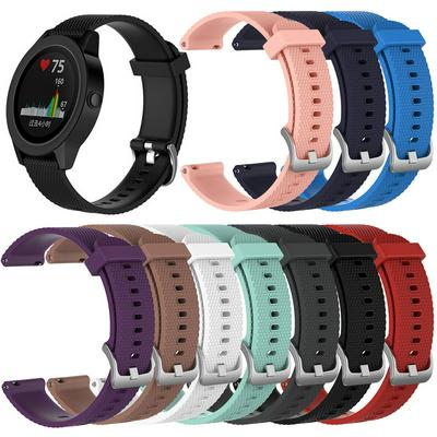  Watch Band for samsung gear sport/TicWatch E/Garmin vivoactive 3 music Silicone Strap Watchband Accessories