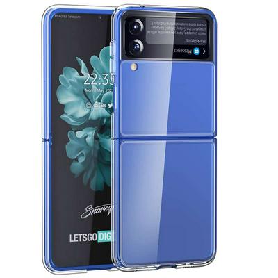 For Samsung Galaxy Z Flip 3 5G Simple All-inclusive Clear Crystal PC +TPU Phone Case 