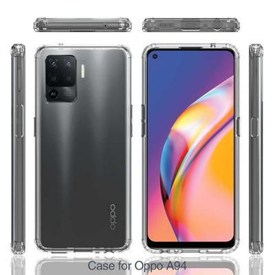 For Oppo A94 4G Scratch Resistant TPU+Acrylic Back Cover Phone Case