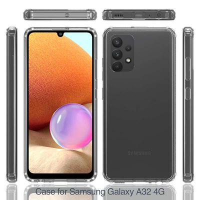 For Samsung Galaxy A32 4G Scratch Resistant TPU+Acrylic Back Cover Phone Case