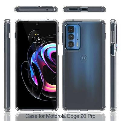 For Motorola Edge 20 Pro Scratch Resistant TPU+Acrylic Back Cover Phone Case