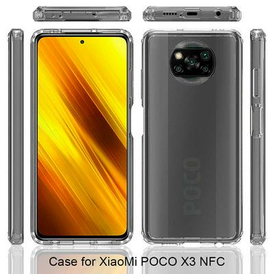 For Xiaomi Poco X3 NFC Scratch Resistant TPU+Acrylic Back Cover Phone Case