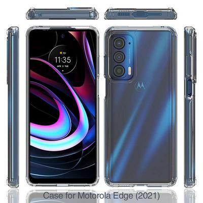 For Motorola Edge 2021 Scratch Resistant TPU+Acrylic Back Cover Phone Case