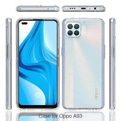 For Oppo A93 5G Scratch Resistant TPU+Acrylic Back Cover Phone Case