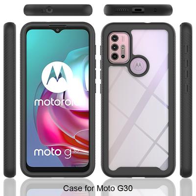For Motorola Moto G30/G10 Shock-proof Drop-proof TPU+PC Back Cover Phone Case