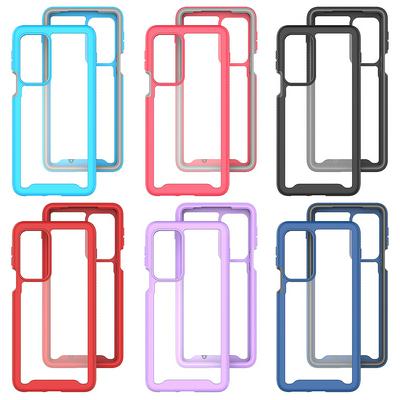 For Motorola Edge 20 Pro Starry Sky Shock-proof Drop-proof TPU+PC Back Cover Phone Case