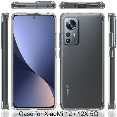 For Xiaomi 12 Scratch Resistant TPU+Acrylic Back Cover Phone Case
