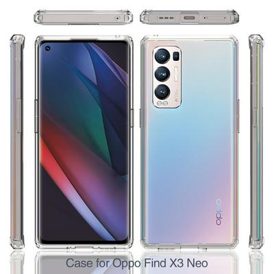 For Oppo Find X3 Neo Scratch Resistant TPU+Acrylic Back Cover Phone Case