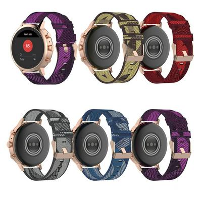 Suitable for Samsung Galaxy watch woven nylon strap fossil gen5/4 canvas 18/20/22mm