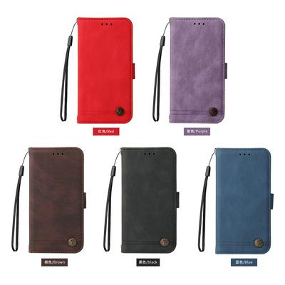 For iPhone 14 Max Skin Feel Magnetic Clasp Leather Case with Card Slot & Stand Function