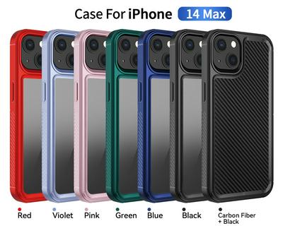 For iPhone 14 Max Acrylic + TPU 2-in-1 Fall Resistant Back Cover Phone Case