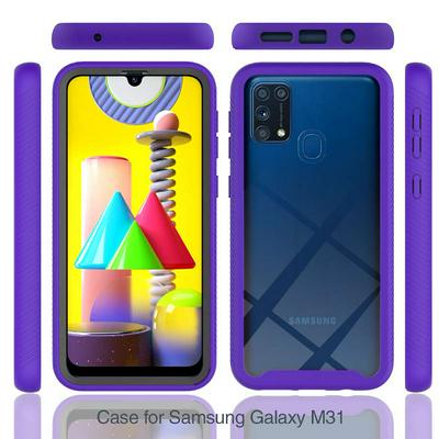 For Samsung Galaxy M31 Starry Sky Shock-proof Drop-proof TPU+PC Back Cover Phone Case