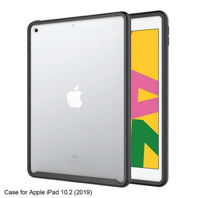 For iPad 10.2 Solid Color Starry Sky Shock-proof Drop-proof TPU+PC Back Cover Phone Case