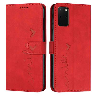 For Samsung Galaxy S20+ Love Skin Feeling Flip Cover Plug Card  PU Leather Phone Case