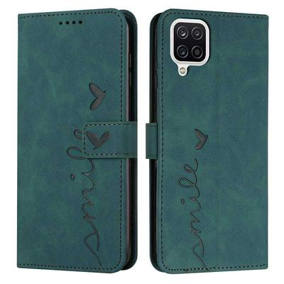 For Samsung Galaxy A42 5G Love Skin Feeling Flip Cover Plug Card  PU Leather Phone Case