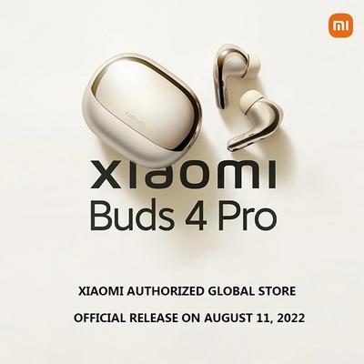 Xiaomi Buds 4 Pro TWS Headphones Bluetooth 5.3 Active Noise Cancellation 3 Mic Wireless Headphones for Xiaomi Mi 12