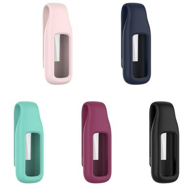 Steel Clip Protector Holder Cover Shell Silicone Protective Case Skin Clip For Fitbit luxe Watch Accessory