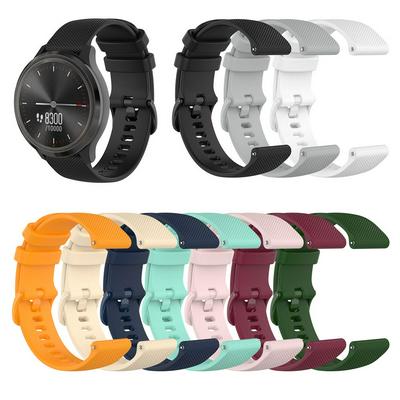 For Garmin 245 Strap Official Button Silicone Watch Band Sports Strap For Forerunner 245M/645/Vivoactive 3/Venu/Venu SQ Bracelet