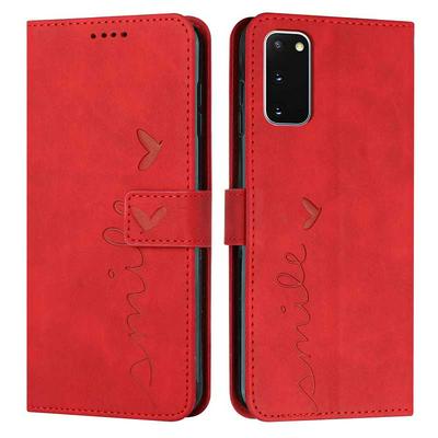 For Samsung Galaxy S20 Love Skin Feeling Flip Cover Plug Card  PU Leather Phone Case