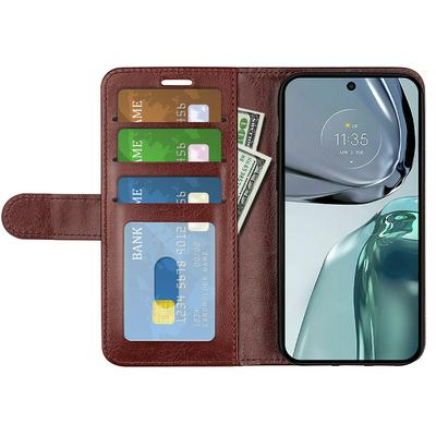 Motorola Moto G32  Pattern Single Folded Edge Folio Flip Leather Wallet Phone Case