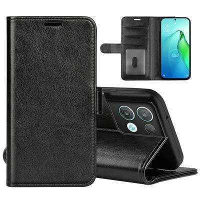 For OPPO Reno8 Pro+ R64 Pattern Single Folded Edge Folio Flip Leather Wallet Phone Case