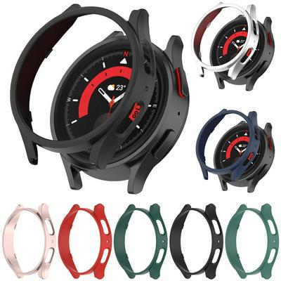 Watch Cover for Samsung Galaxy Watch 5 pro 45mm watch5 40mm 44mm PC Matte Case All-Around Protective Bumper Shell