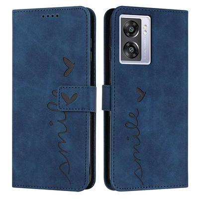For Oppo A57 4G Love Skin Feeling Flip Cover Plug Card  PU Leather Phone Case