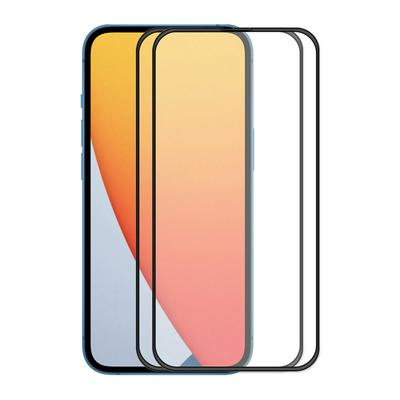 2PCS ENKAY Hat-Prince For iPhone 14 Pro Full Glue Full-screen Airbag Anti-fall Scratch Resistant Tempered Glass Protective Film 