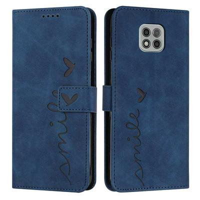 For Motorola Moto G Power 2021 Love Skin Feeling Flip Cover Plug Card  PU Leather Phone Case