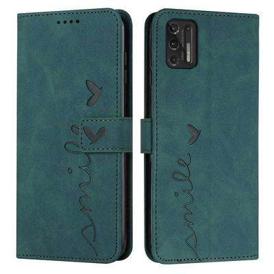 For Motorola Moto G Stylus 2021 Love Skin Feeling Flip Cover Plug Card  PU Leather Phone Case