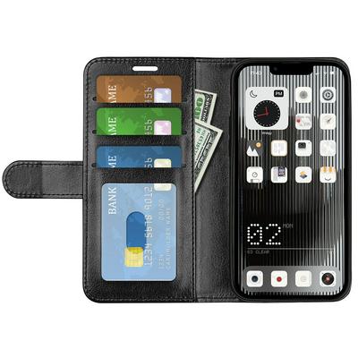 For Nothing Phone 1 R64 Pattern Single Folded Edge Folio Flip Leather Wallet Phone Case