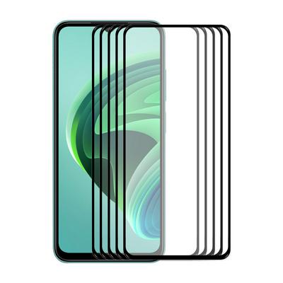 5PCS ENKAY Hat-Prince For Xiaomi Redmi 10 5G 0.26mm 9H 2.5D Full Glue Full Cover Tempered Glass Protective Film
