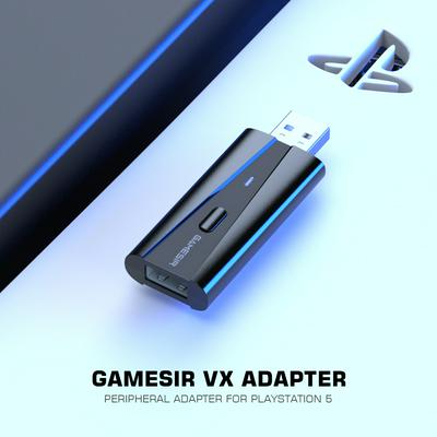 GameSir VX Adapter for PlayStation 5, supports playing PS5 games with PS5/PS4/Xbox Series X/Xbox Series S/Switch Pro controllers