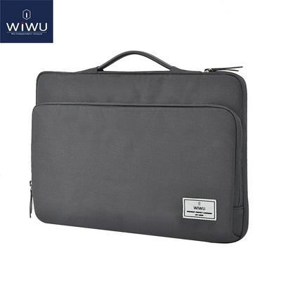 WiWU Laptop Sleeve for MacBook Air 13.6 M2 2022 Shockproof Laptop Bag Case for MacBook Pro 13 M1 M2 Multi-pockets Laptop Bag 14