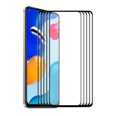 5PCS ENKAY Hat-Prince For Xiaomi Redmi Note 11S Full Screen Coverage 6D Silk Screen Printing Full Glue Film