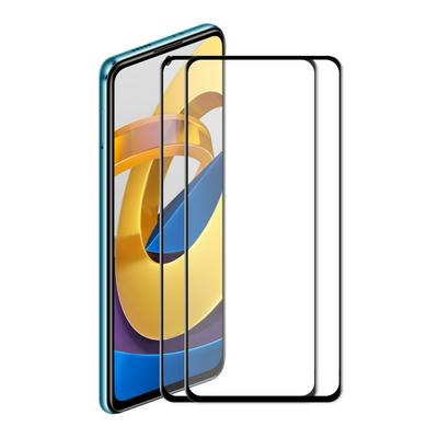 2PCS ENKAY Hat-Prince For Xiaomi Poco M4 Pro 5G Full Screen Coverage 6D Silk Screen Printing Full Glue Film