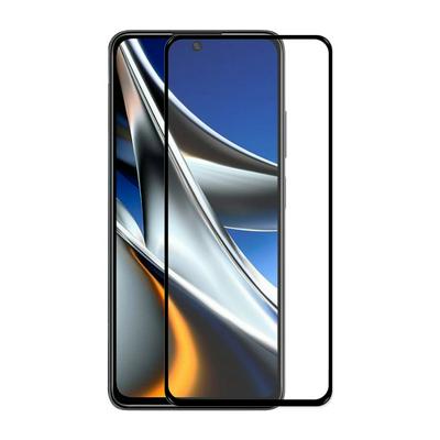 1PCS ENKAY Hat-Prince For Xiaomi Poco X4 Pro 5G 0.26mm 9H 2.5D Full Glue Full Cover Tempered Glass Protective Film