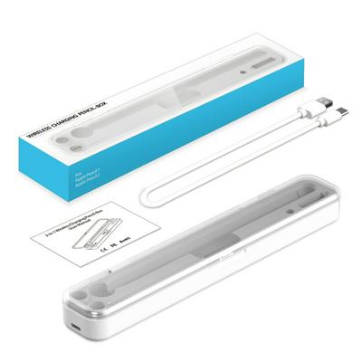 2in1 Wired + Wireless Charger Case Storage Box for Pencil 1/2 Magnetic Charging Case for Pencil 2 1