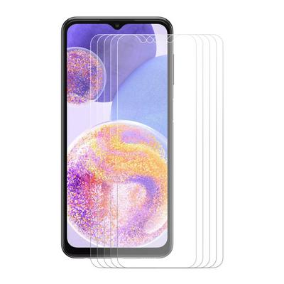 5Pcs ENKAY Hat-Prince For Samsung Galaxy A23 0.26mm 9H 2.5D Arc Edge Toughened Glass Screen Protector