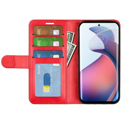 For Motorola Moto Edge 30 Fusion S30 Pro R64 Pattern Single Folded Leather Wallet Case